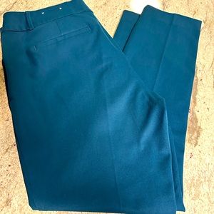 Loft teal pants.